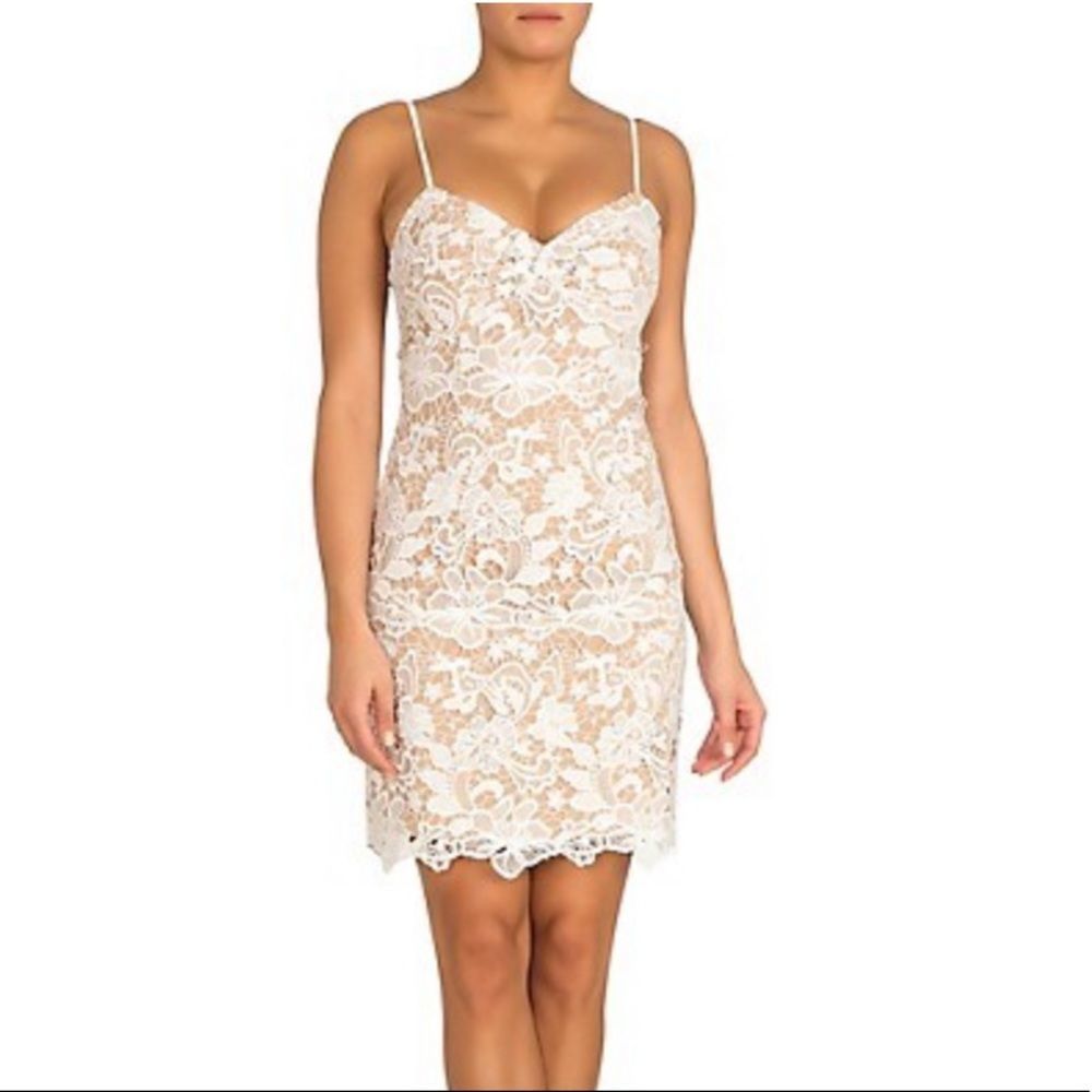 GUESS Tyela Floral-Crochet Dress